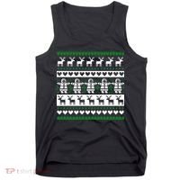 Ugly Snowman Christmas Sweater Tank Top thumb 0