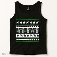 Ugly Snowman Christmas Sweater Tank Top thumb 2