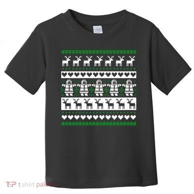 Ugly Snowman Christmas Sweater Toddler T-Shirt