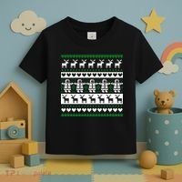 Ugly Snowman Christmas Sweater Toddler T-Shirt thumb 3