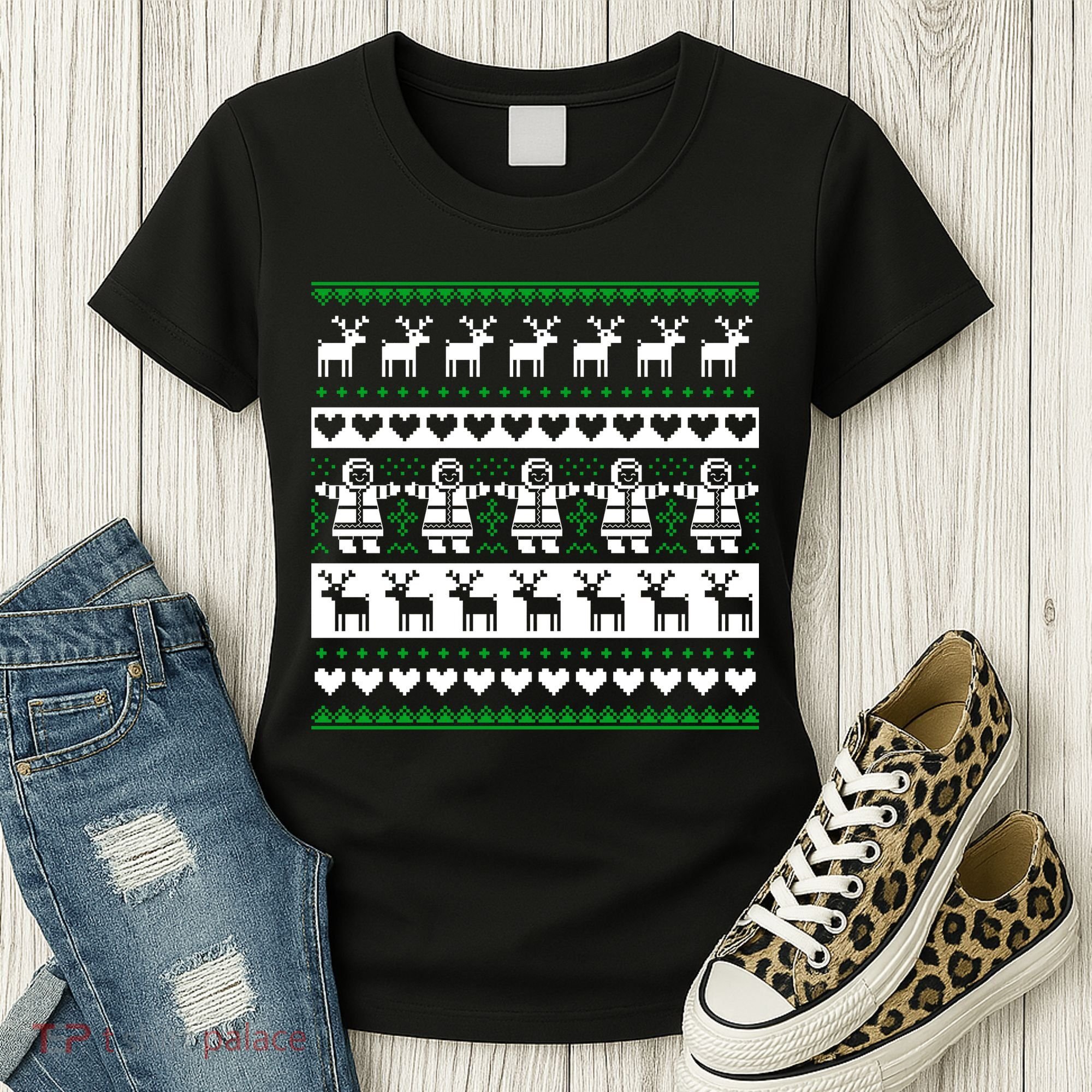 Ugly Snowman Christmas Sweater Women's T-Shirt