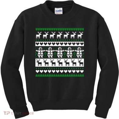 Ugly Snowman Christmas Sweater Kids Sweatshirt