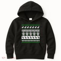Ugly Snowman Christmas Sweater Kids Hoodie thumb 0