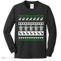 Ugly Snowman Christmas Sweater Kids Long Sleeve Shirt thumb 0