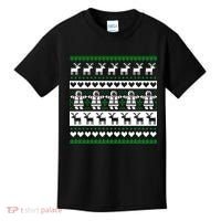 Ugly Snowman Christmas Sweater Kids T-Shirt thumb 0