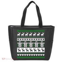 Ugly Snowman Christmas Sweater Tote Bag thumb 0