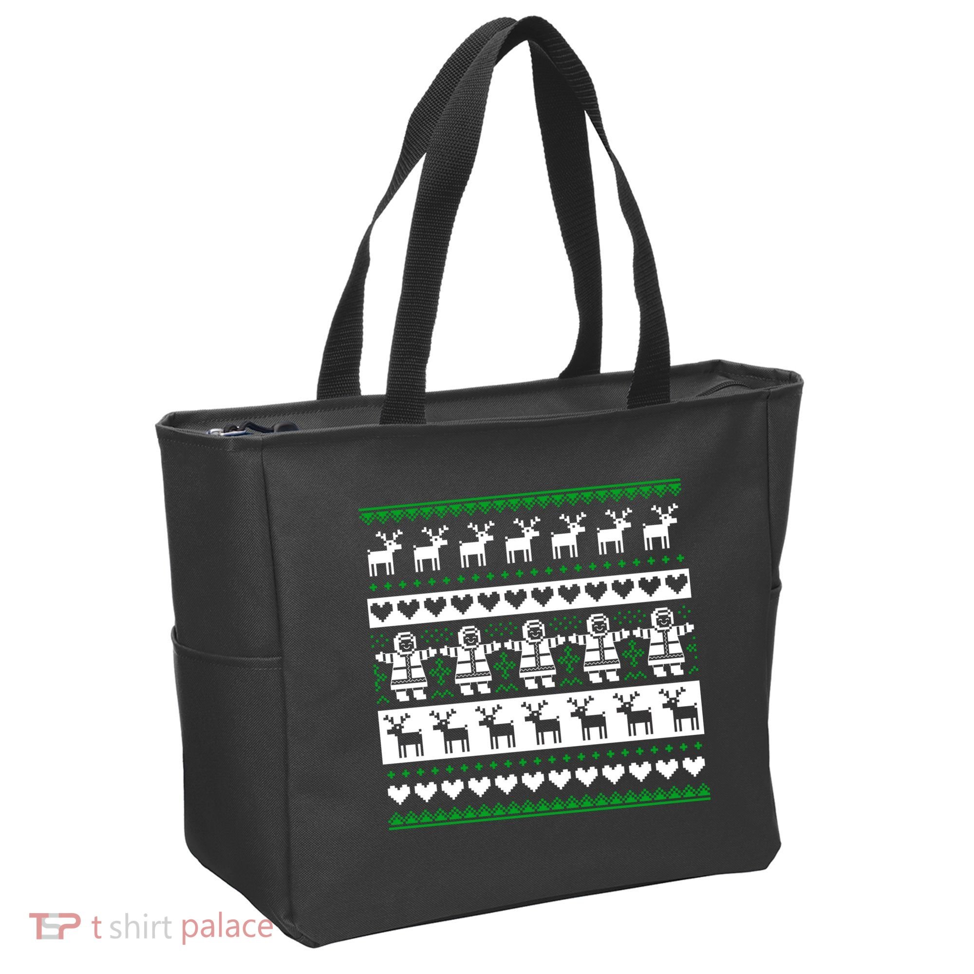 Ugly Snowman Christmas Sweater Tote Bag