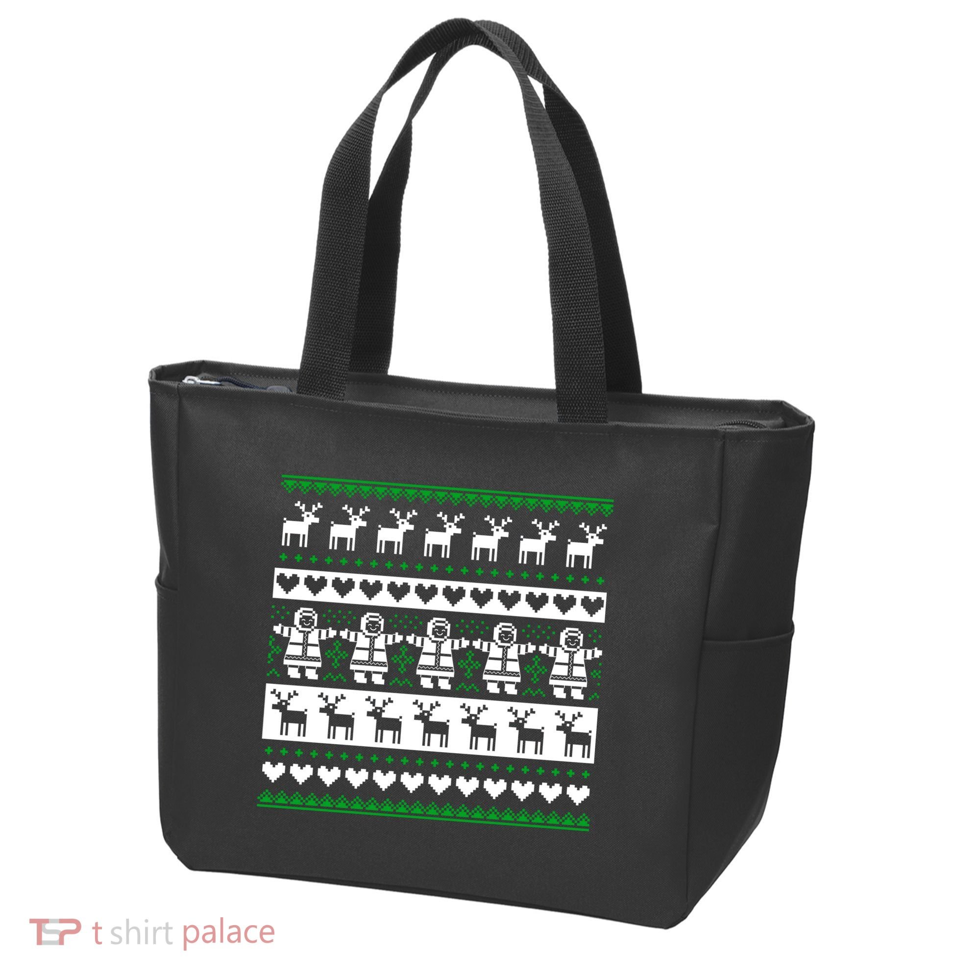 Ugly Snowman Christmas Sweater Tote Bag