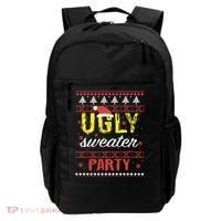 Ugly Sweater Party Funny Christmas Sweater Backpack thumb 0