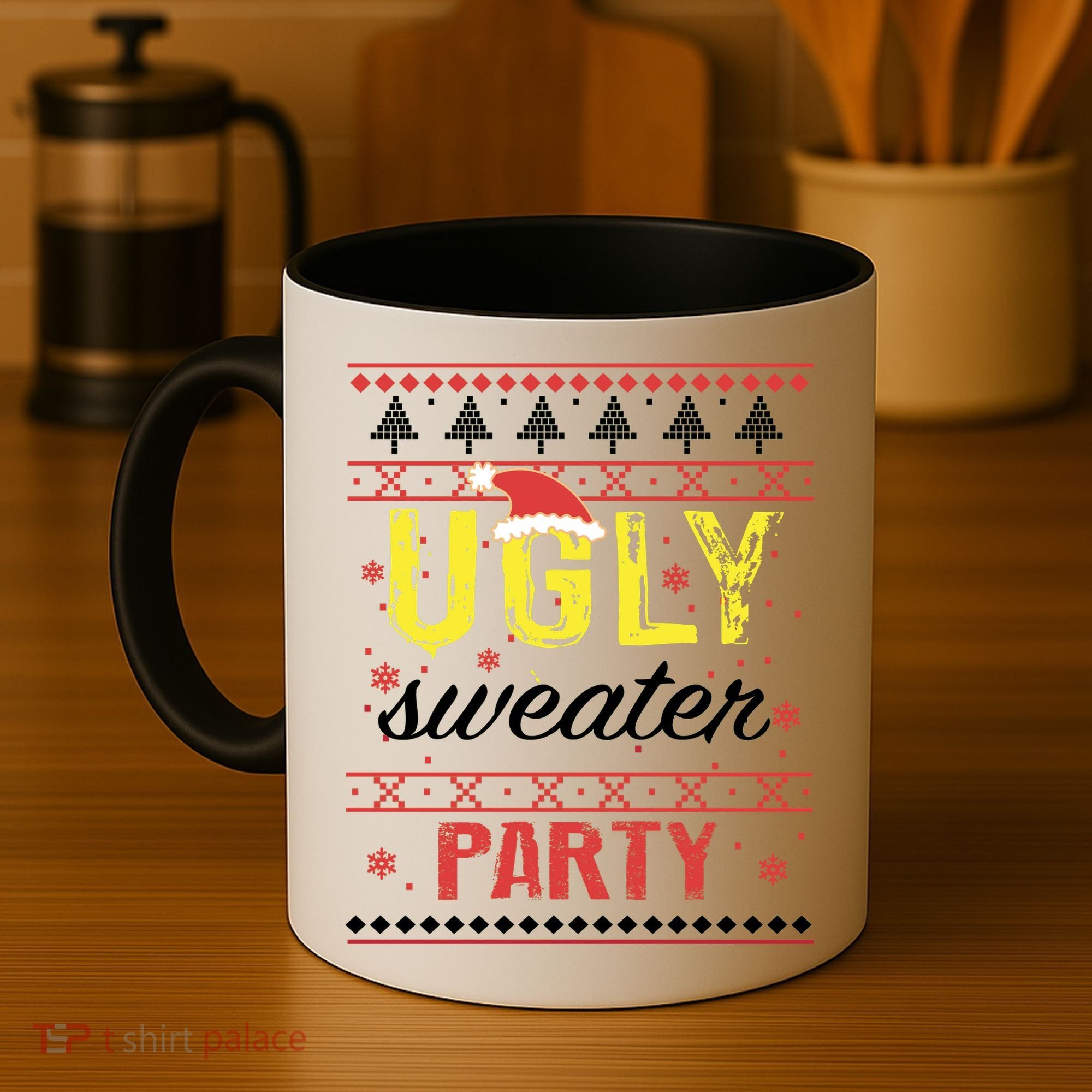 Ugly Sweater Party Funny Christmas Sweater Coffee Mug