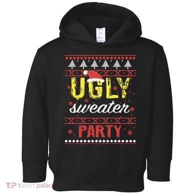 Ugly Sweater Party Funny Christmas Sweater Toddler Hoodie