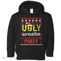 Ugly Sweater Party Funny Christmas Sweater Toddler Hoodie thumb 0