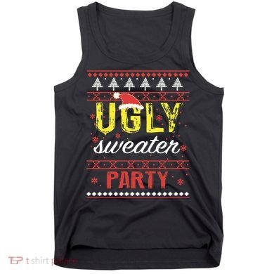Ugly Sweater Party Funny Christmas Sweater Tank Top