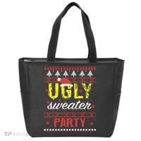 Ugly Sweater Party Funny Christmas Sweater Tote Bag thumb 0