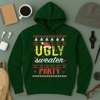 Ugly Sweater Party Funny Christmas Sweater Hoodie thumb 3