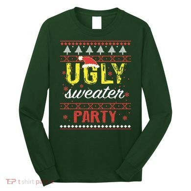 Ugly Sweater Party Funny Christmas Sweater Long Sleeve Shirt