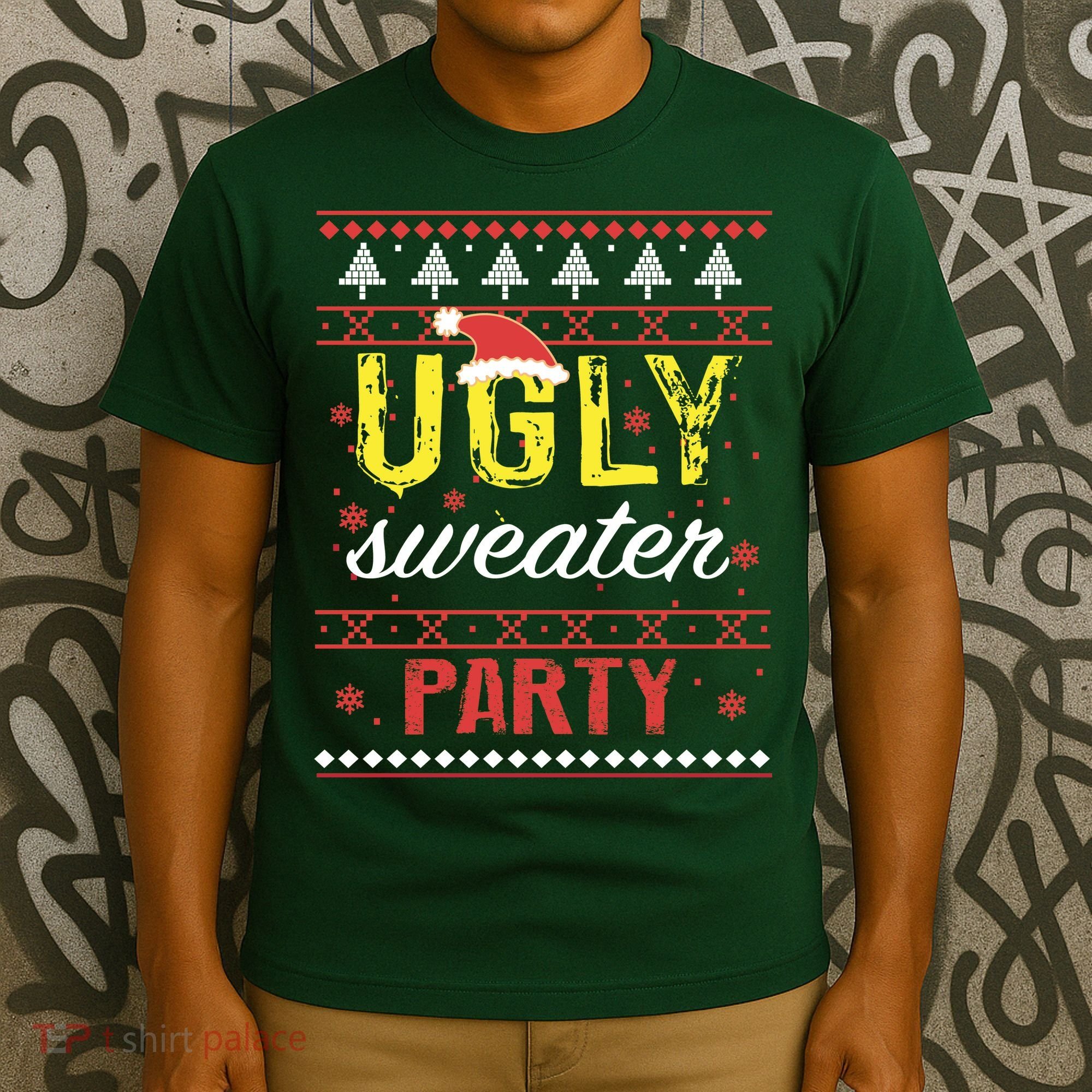 Ugly Sweater Party Funny Christmas Sweater T-Shirt