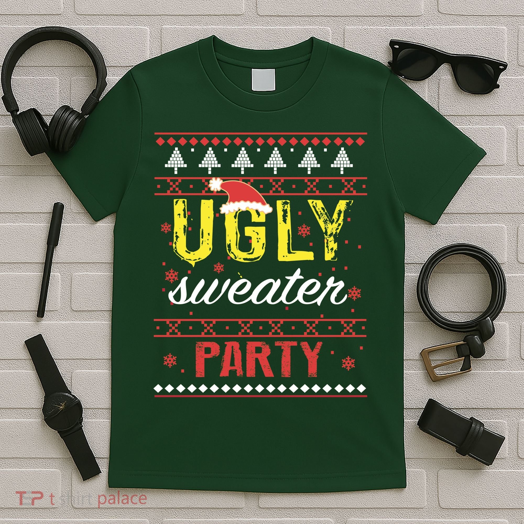 Ugly Sweater Party Funny Christmas Sweater T-Shirt