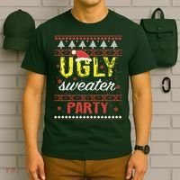 Ugly Sweater Party Funny Christmas Sweater T-Shirt thumb 6