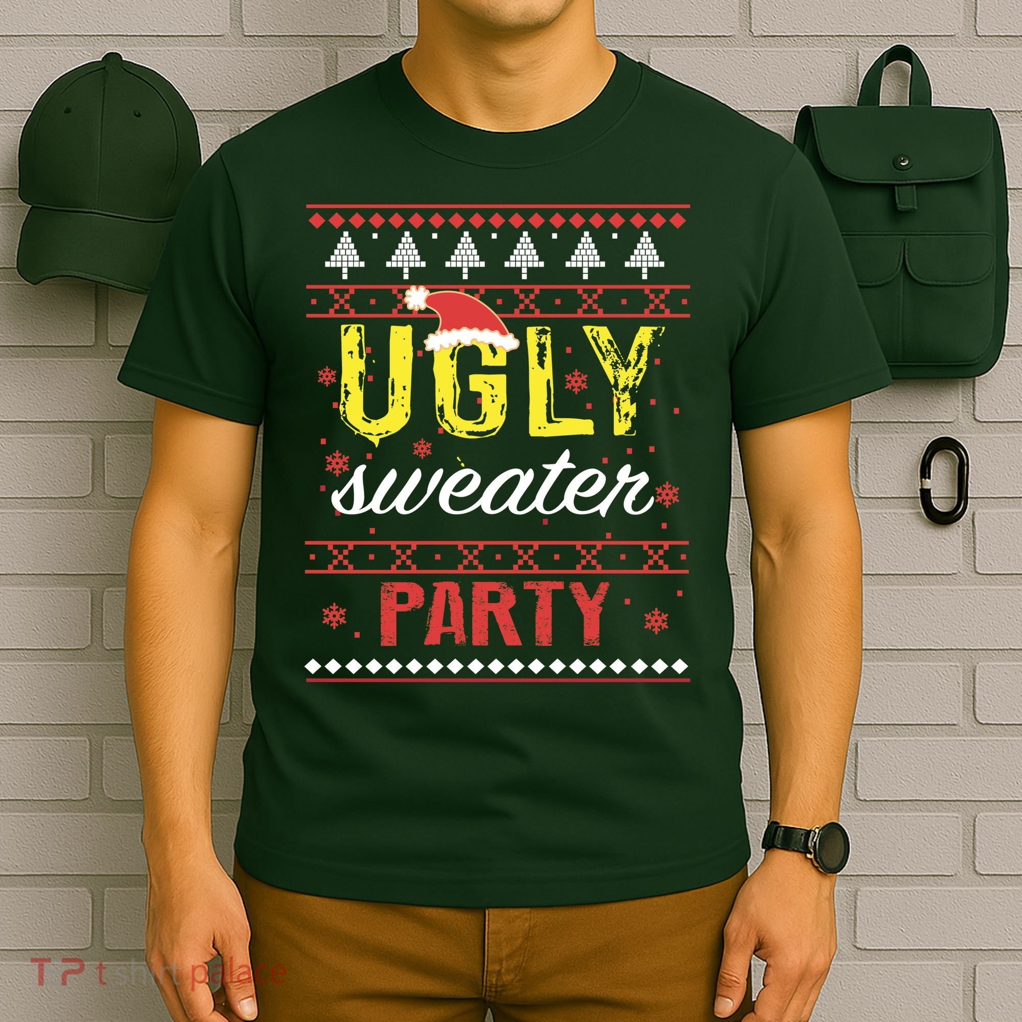 Ugly Sweater Party Funny Christmas Sweater T-Shirt