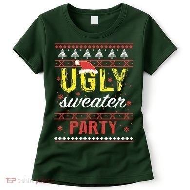 Ugly Sweater Party Funny Christmas Sweater Women's T-Shirt