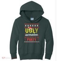 Ugly Sweater Party Funny Christmas Sweater Kids Hoodie thumb 0