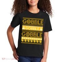 Ugly Thanksgiving Gobble Gobble Gobble Turkey Kids T-Shirt thumb 2