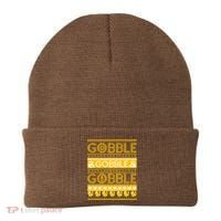 Ugly Thanksgiving Gobble Gobble Gobble Turkey Beanie thumb 0