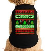 Ugly Zombie Apocalypse Christmas Sweater Doggie Tank thumb 0