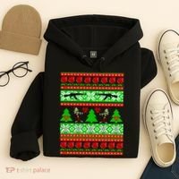 Ugly Zombie Apocalypse Christmas Sweater Hoodie thumb 4