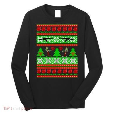 Ugly Zombie Apocalypse Christmas Sweater Long Sleeve Shirt
