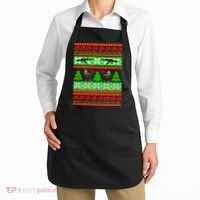 Ugly Zombie Apocalypse Christmas Sweater Apron thumb 2