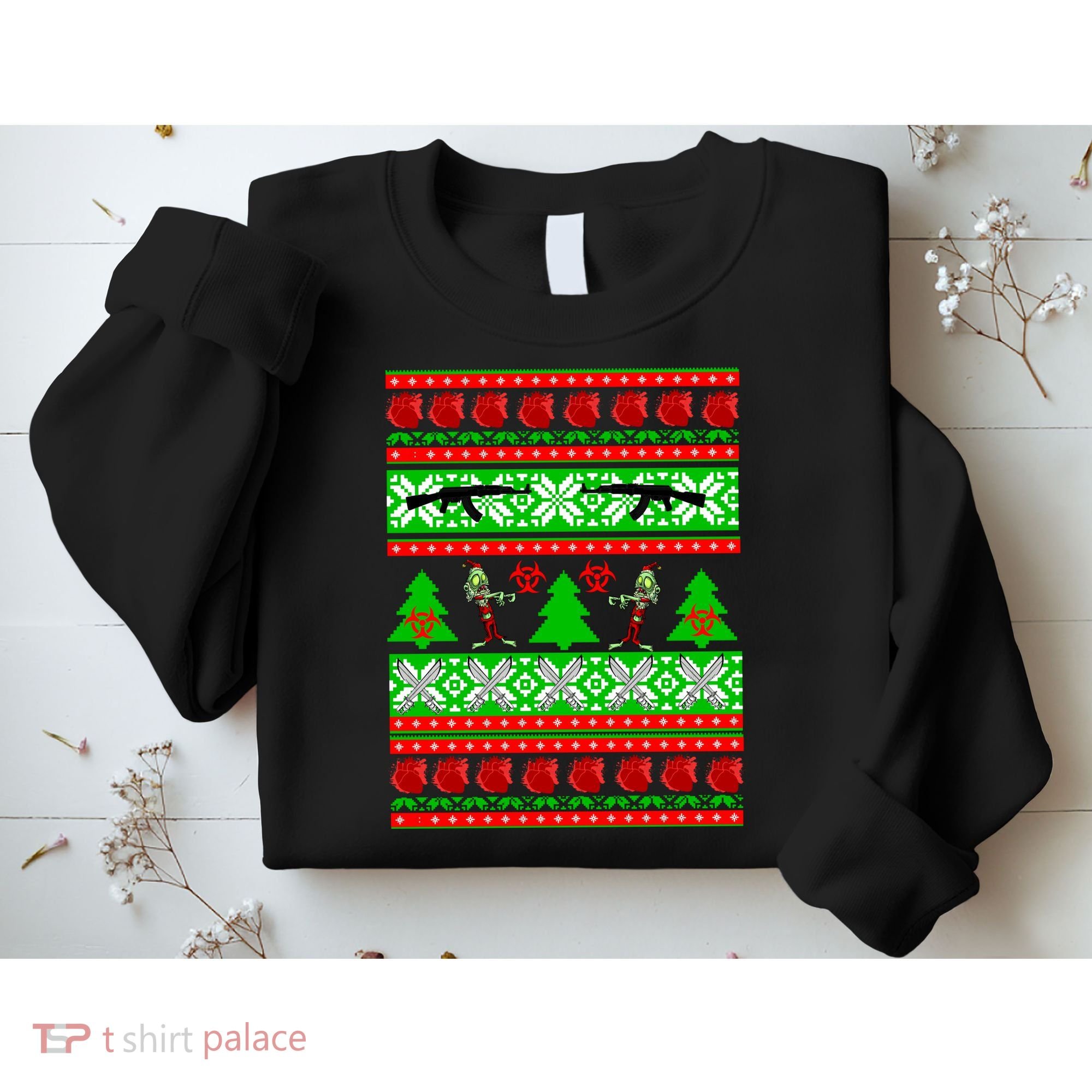 Ugly Zombie Apocalypse Christmas Sweater Sweatshirt