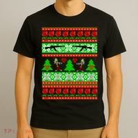 Ugly Zombie Apocalypse Christmas Sweater T-Shirt thumb 3