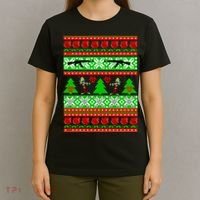 Ugly Zombie Apocalypse Christmas Sweater T-Shirt thumb 4