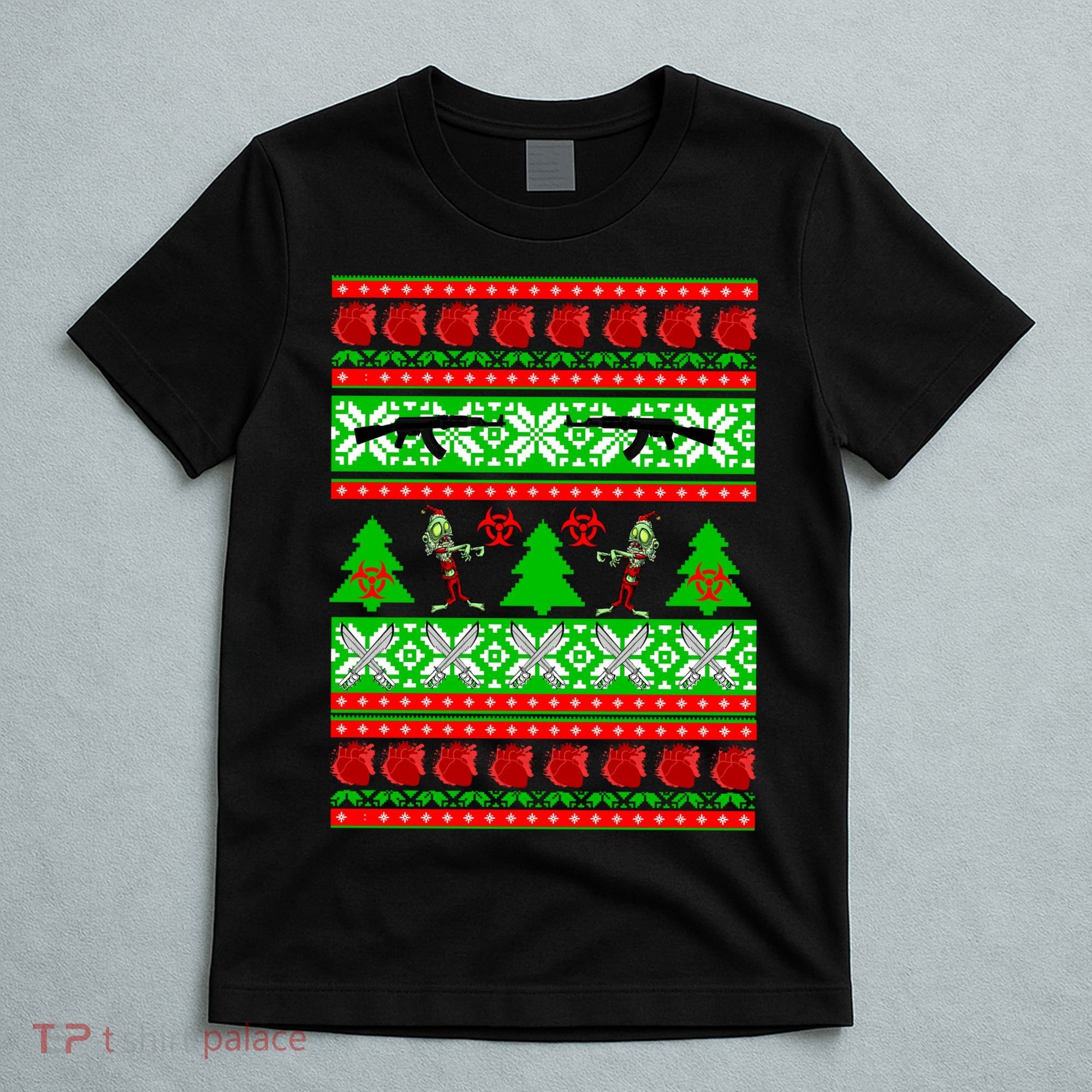 Ugly Zombie Apocalypse Christmas Sweater T-Shirt