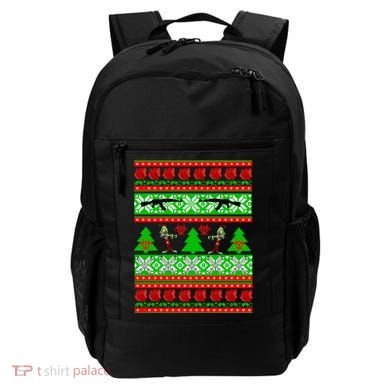 Ugly Zombie Apocalypse Christmas Sweater Backpack