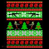 Ugly Zombie Apocalypse Christmas Sweater Coffee Mug thumb 5