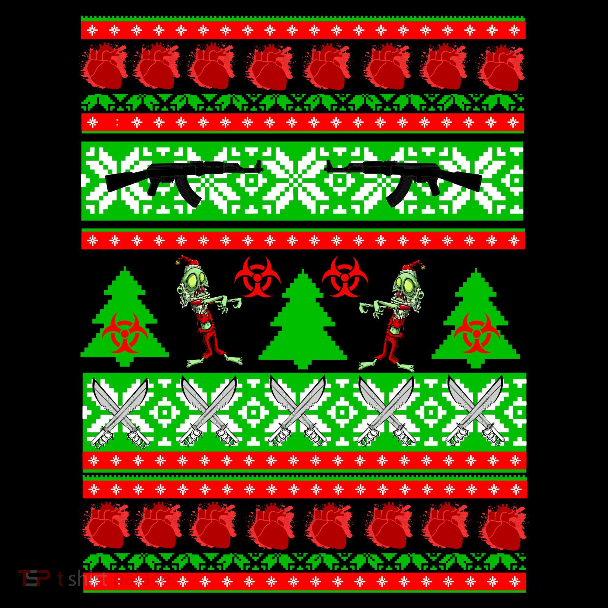Ugly Zombie Apocalypse Christmas Sweater Coffee Mug