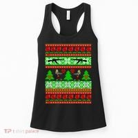 Ugly Zombie Apocalypse Christmas Sweater Women's Tank Top thumb 0