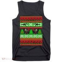 Ugly Zombie Apocalypse Christmas Sweater Tank Top thumb 0