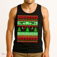 Ugly Zombie Apocalypse Christmas Sweater Tank Top thumb 3