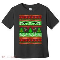 Ugly Zombie Apocalypse Christmas Sweater Toddler T-Shirt thumb 0