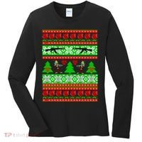 Ugly Zombie Apocalypse Christmas Sweater Women's Long Sleeve Shirt thumb 0