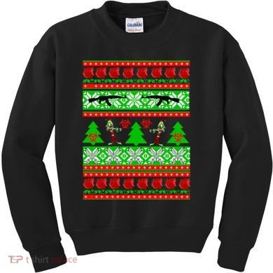 Ugly Zombie Apocalypse Christmas Sweater Kids Sweatshirt