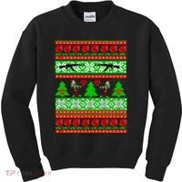 Ugly Zombie Apocalypse Christmas Sweater Kids Sweatshirt thumb 0