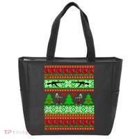 Ugly Zombie Apocalypse Christmas Sweater Tote Bag thumb 0