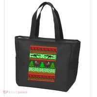 Ugly Zombie Apocalypse Christmas Sweater Tote Bag thumb 3
