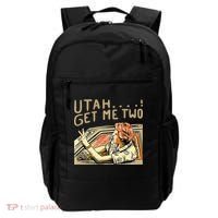 Utah Get Me Two 1980s Movie Quote Backpack thumb 0
