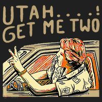 Utah Get Me Two 1980s Movie Quote Beanie thumb 2